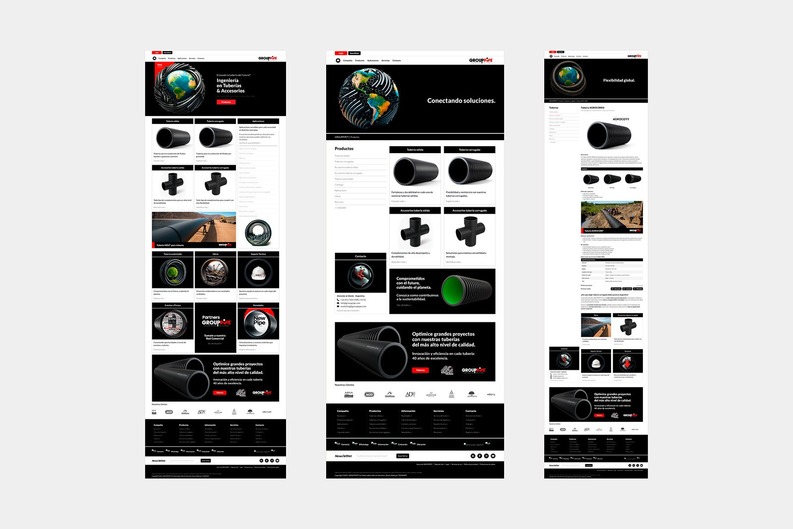 GROUPPIPE WEB — Diseño web y sistema visual digital, imagen 14