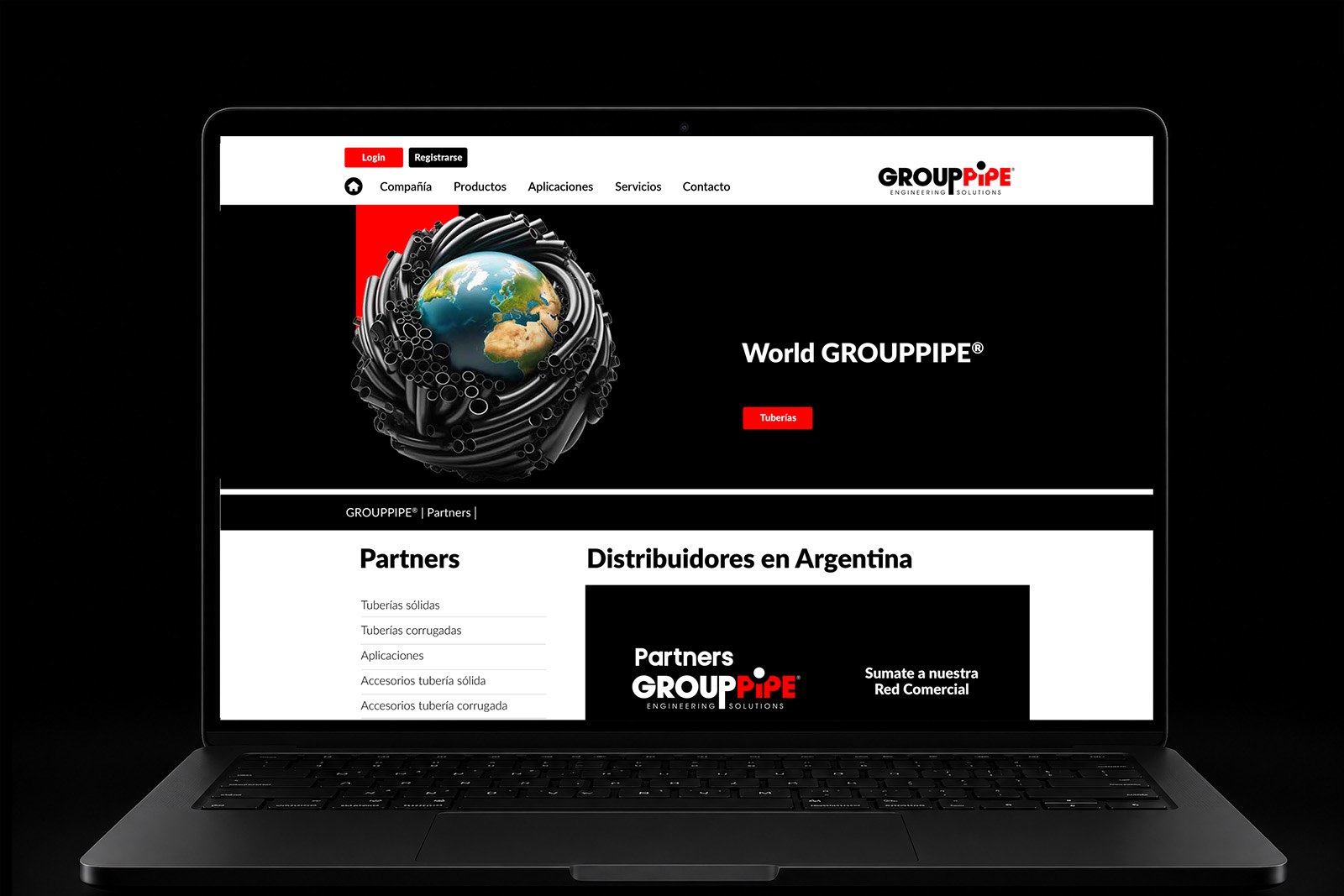 GROUPPIPE WEB — Diseño web y sistema visual digital, imagen 17