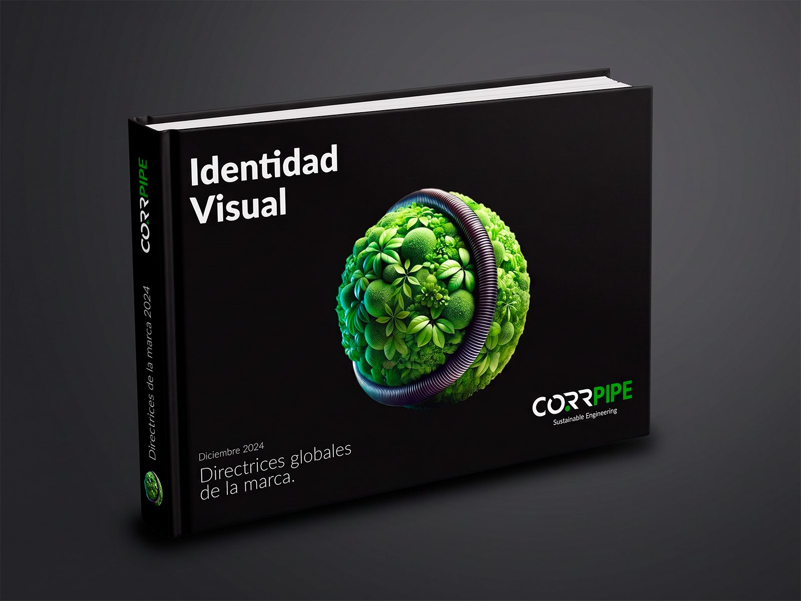Portada del proyecto CORRPIPE BRANDING: Manual de marca y universo visual