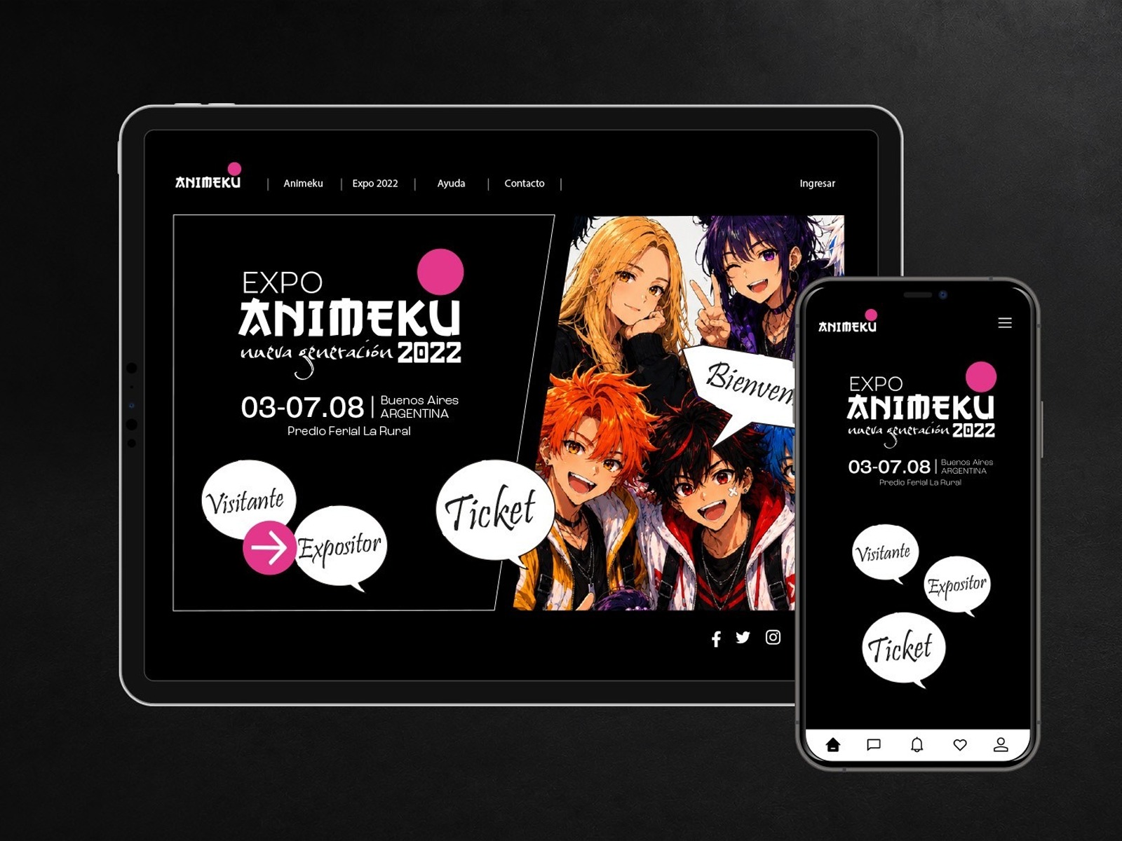 Portada del proyecto ANIMEKU DIGITAL: Diseño y desarrollo web y app