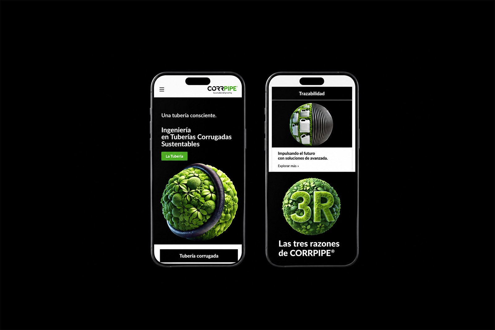 CORRPIPE WEB — Diseño web y sistema visual digital, imagen 12