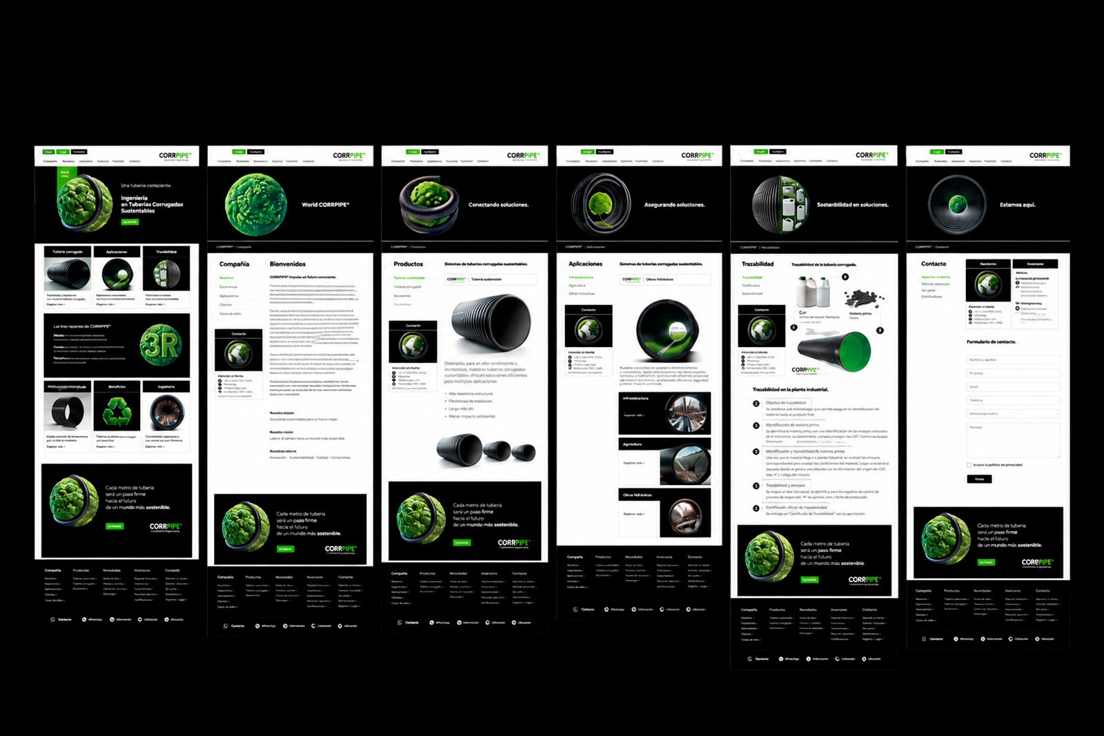 CORRPIPE WEB — Diseño web y sistema visual digital, imagen 14