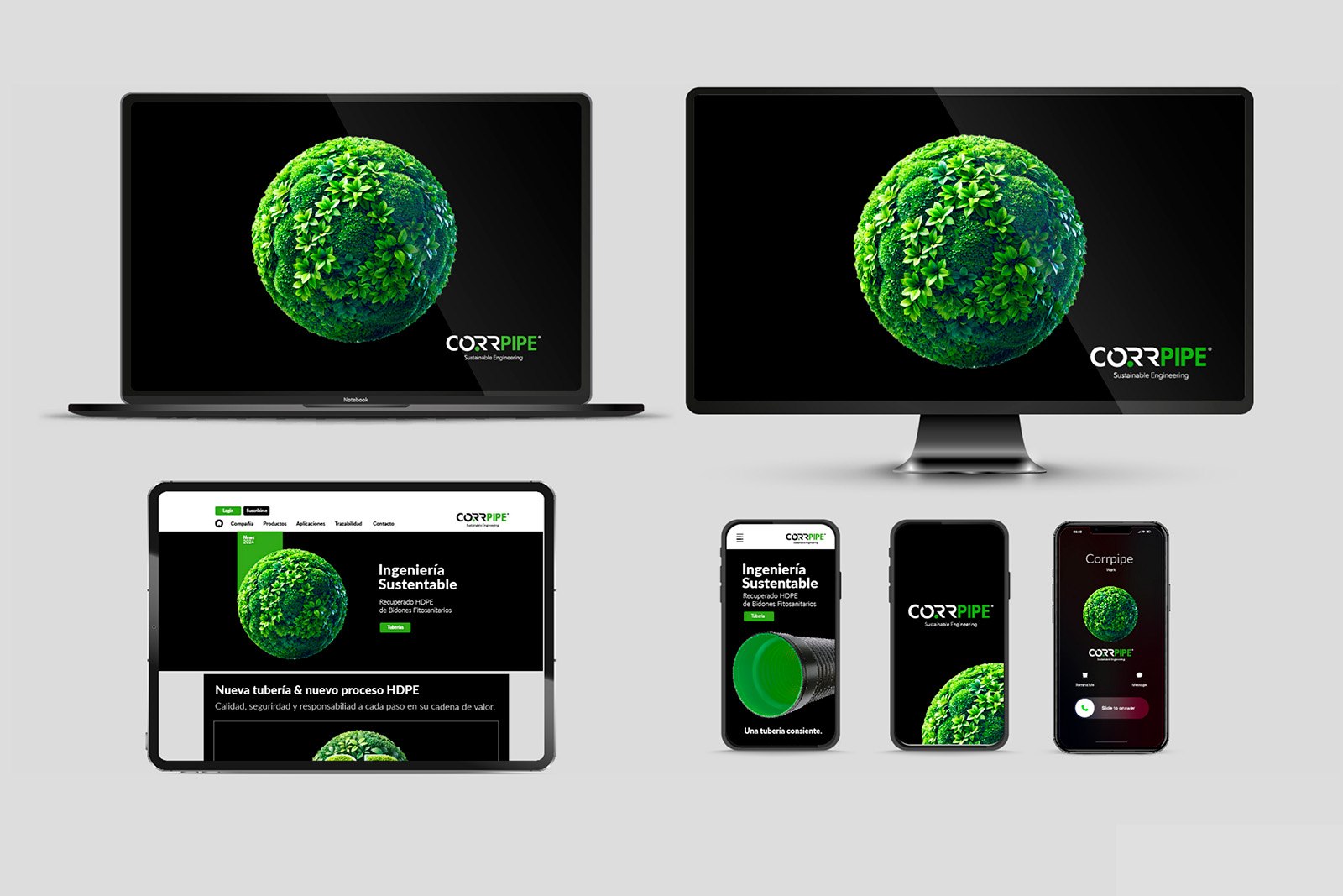 CORRPIPE WEB — Diseño web y sistema visual digital, imagen 15