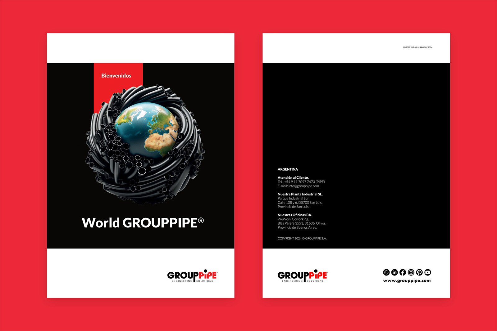 GROUPPIPE BRANDING — Identidad visual y manual de marca, imagen 6
