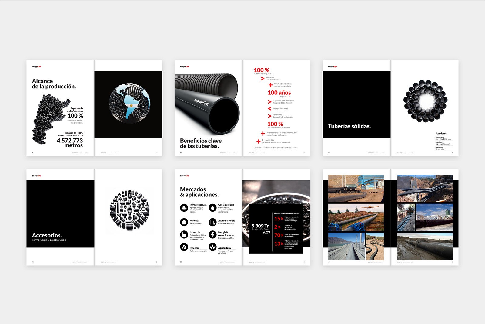 GROUPPIPE BRANDING — Identidad visual y manual de marca, imagen 7