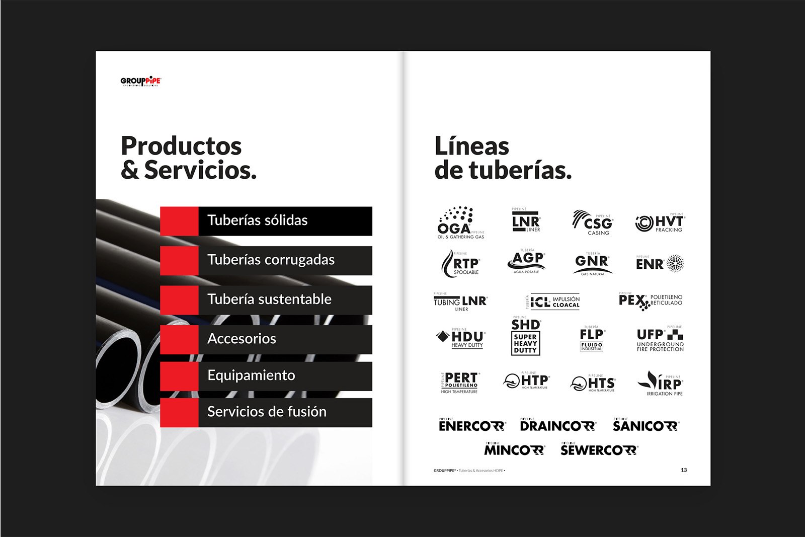 GROUPPIPE BRANDING — Identidad visual y manual de marca, imagen 8