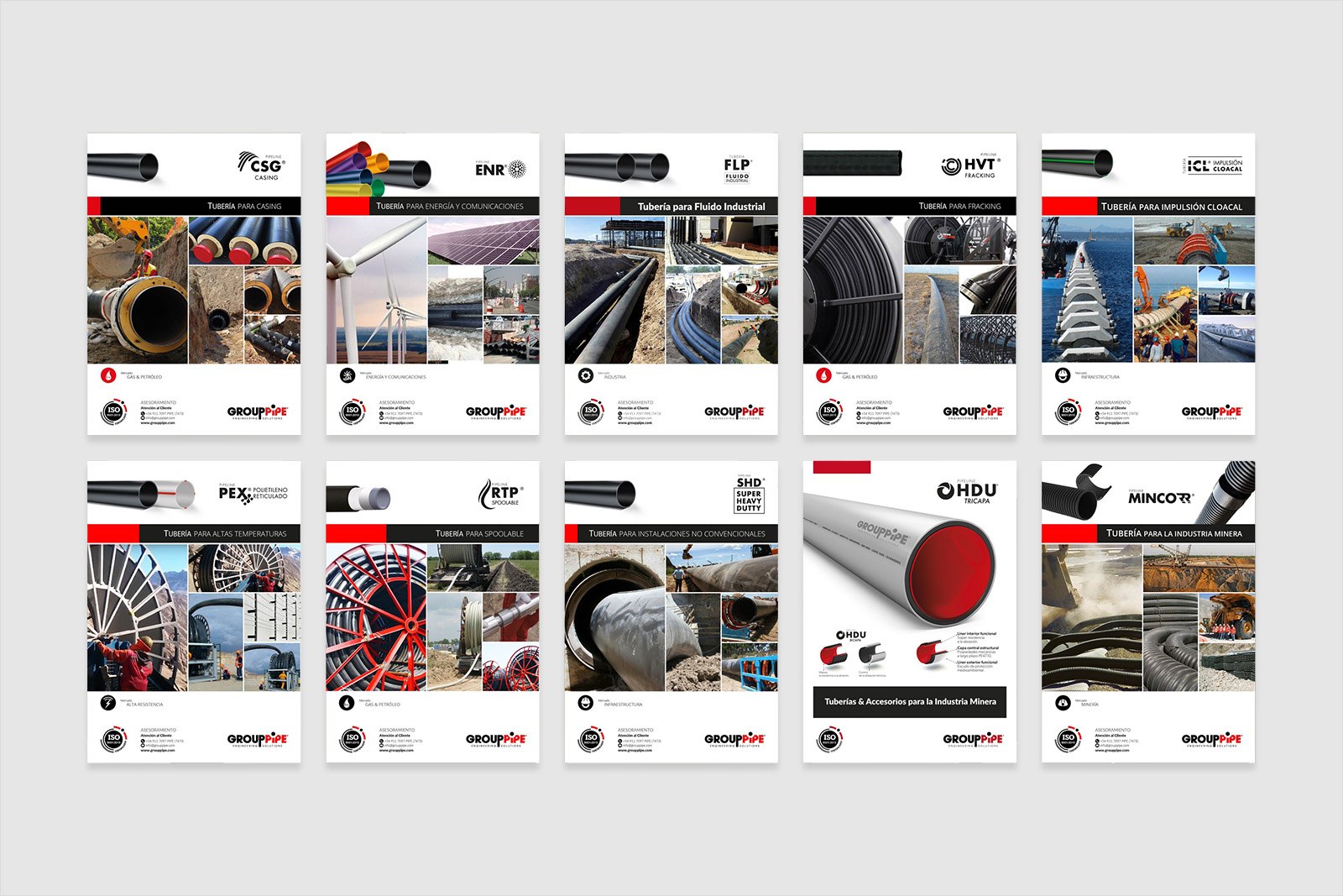 GROUPPIPE BRANDING — Identidad visual y manual de marca, imagen 9