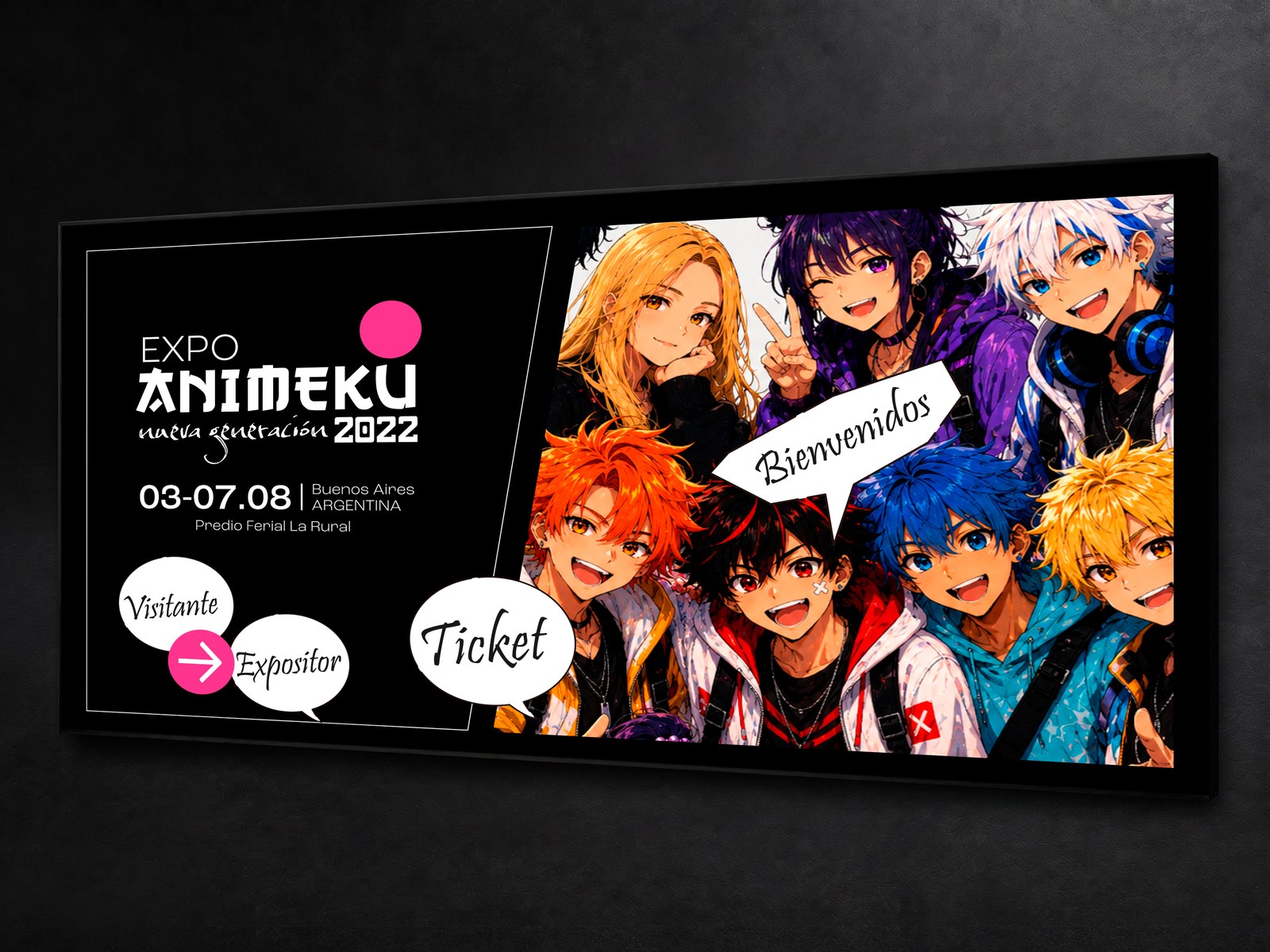 Portada del proyecto ANIMEKU EXPO: Identidad visual y desarrollo de su universo