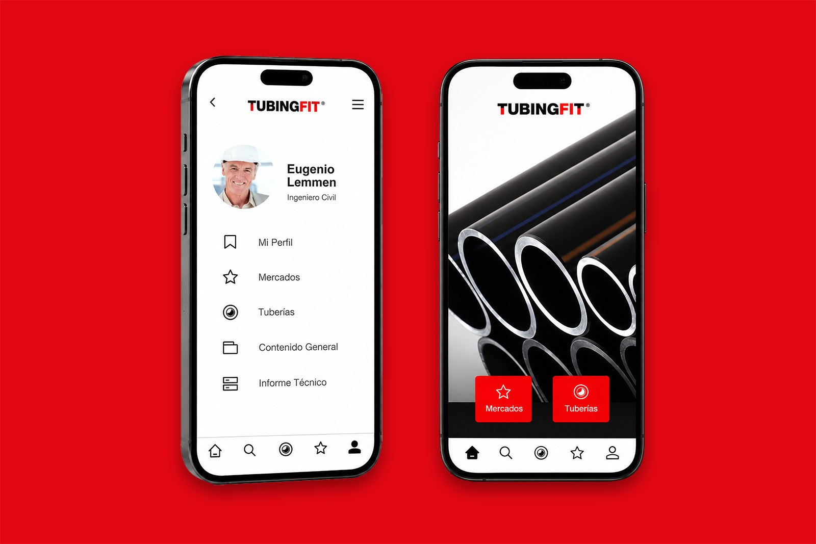 TUBINGFIT APP — Sistema a medida e identidad visual, imagen 2