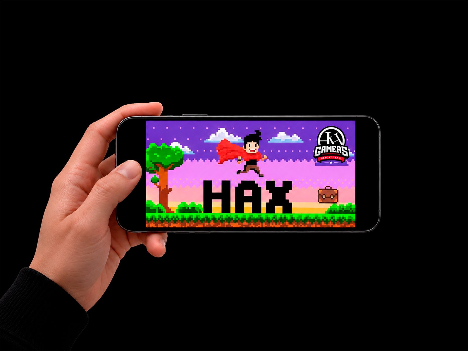 Portada del proyecto HAX GAMER: Diseño visual y desarrollo de videojuego