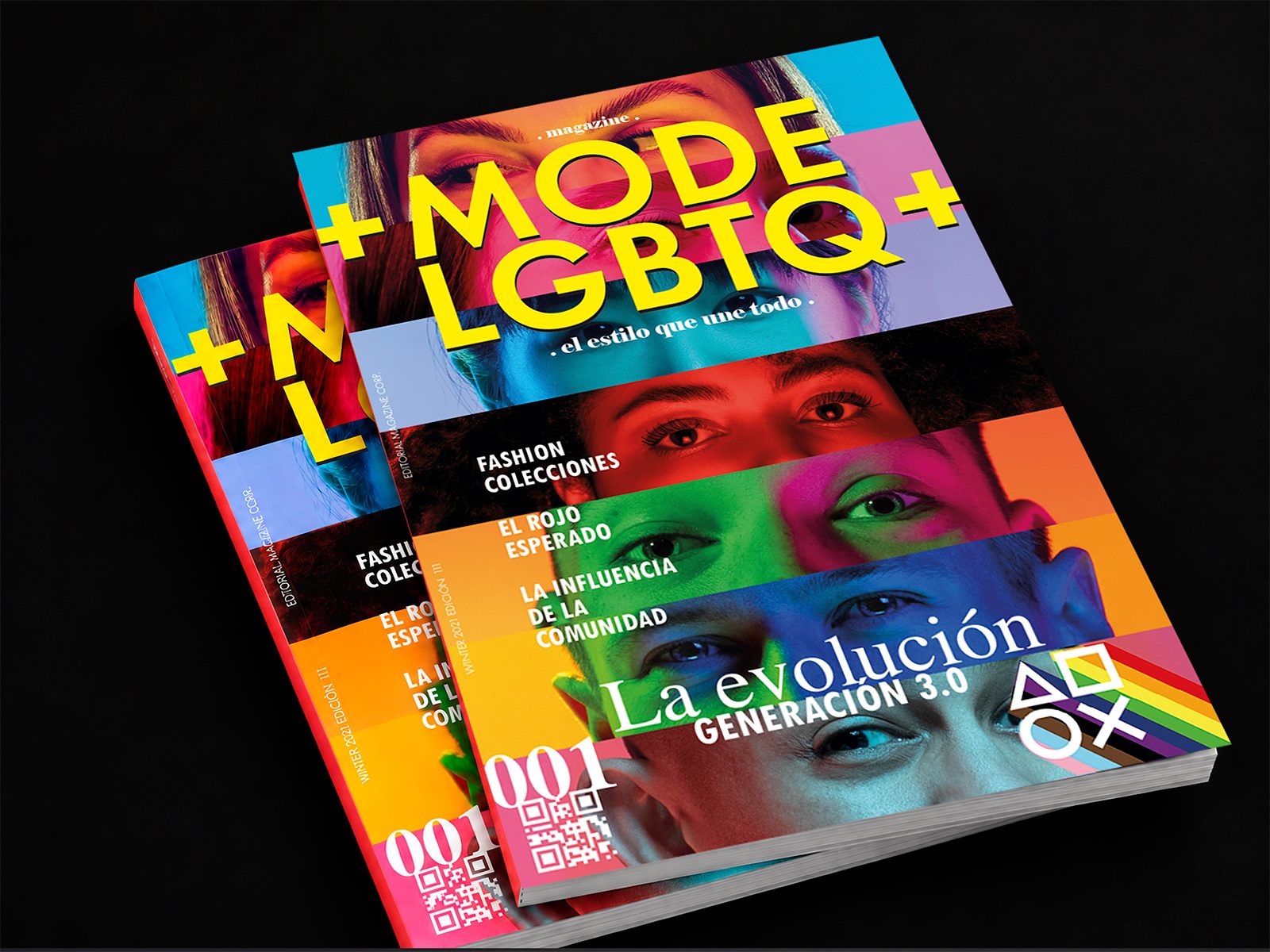 Portada del proyecto +MODE: Diseño editorial